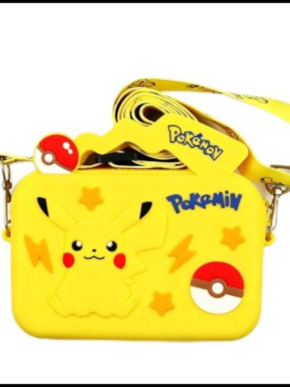 Silicone Crossbody Bag Adjustable Strap Zipper Kids Purse